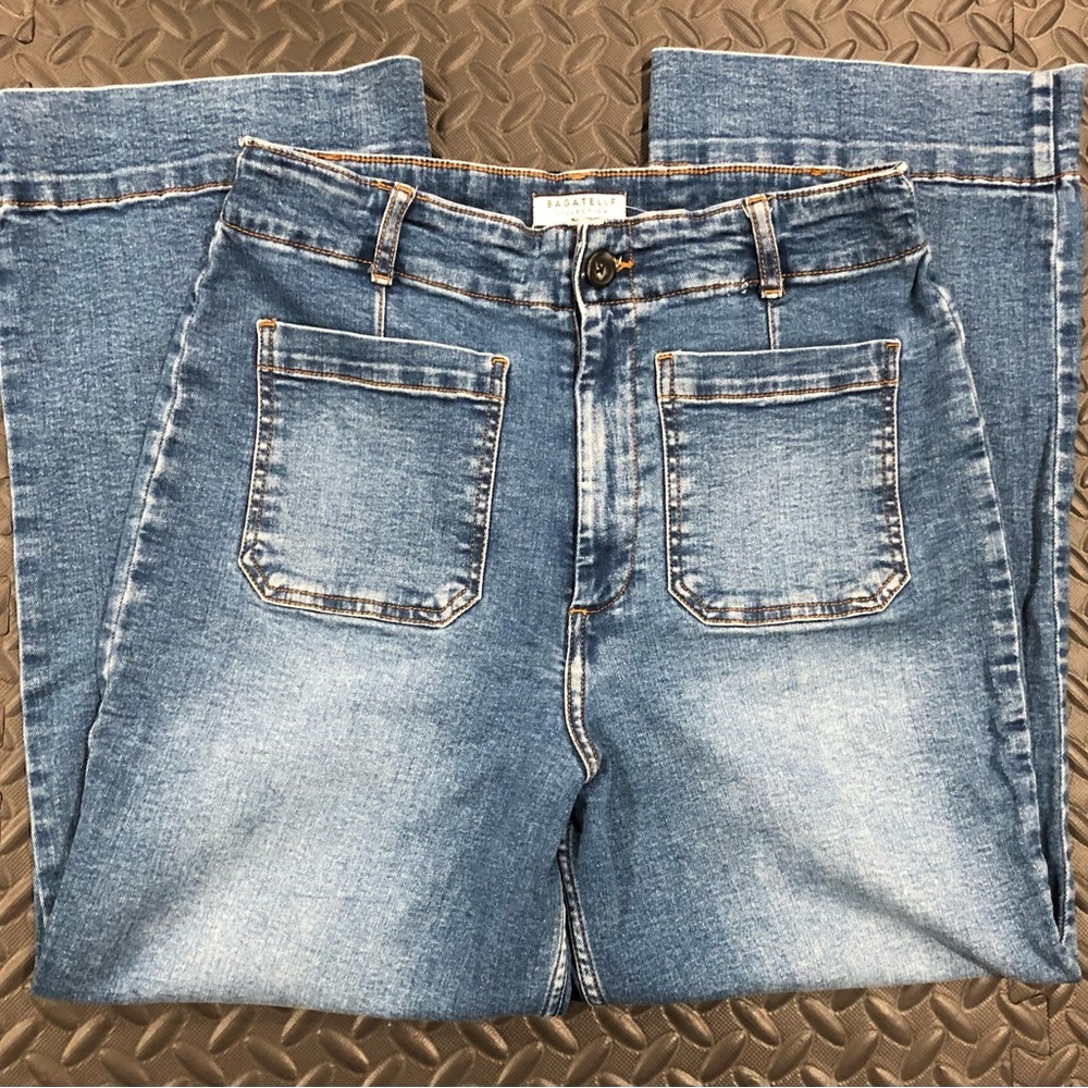 606. Bagatelle Collection High-Rise Denim Jeans